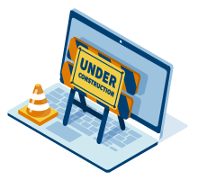Image showing website under construction