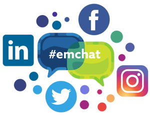 Emchat and social media connected