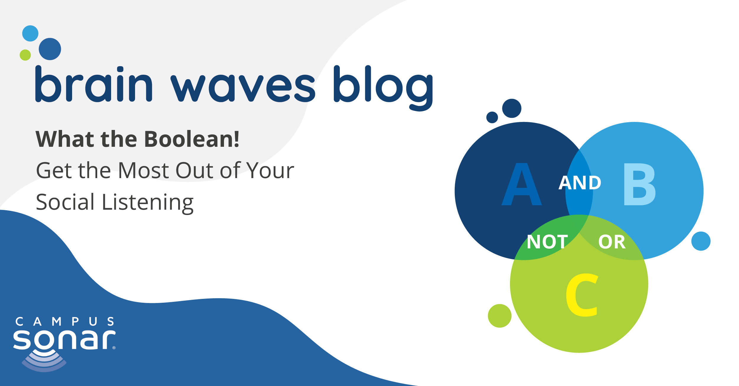 Brain Waves Blog: What the Boolean! Get the Most Out of Your Social Listening